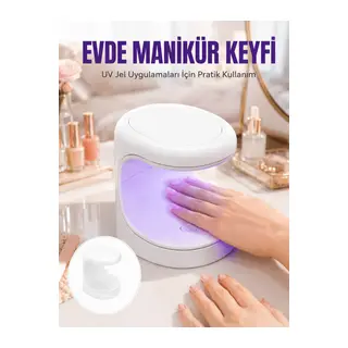 Protez Tırnak Kurutucu Kalıcı Oje Led Oje Kurutucu UV Işınlı Taşınabilir Yeni Nesil
