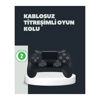 Kablosuz Titreşimli Oyun Kolu – PS4 Uyumlu Ergonomik Tasarım ve Uzun Pil Ömrü