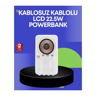 Çoklu Kablo Çıkışlı Taşınabilir Powerbank Kompakt Tasarım