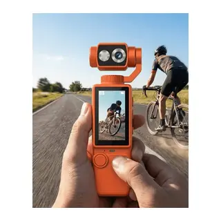 4K Video Çekim Özellikli Gimbal Kamera 180 Derece Dönebilen Lens Stabil Çekim