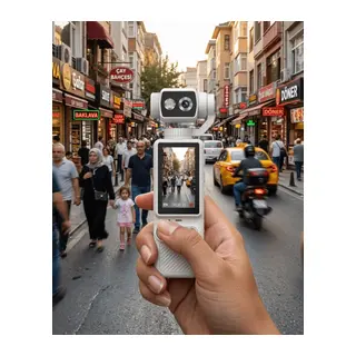 Kompakt 4K Video Kamera Otomatik Netleme ve Dahili Işık Destekli El Kamerası