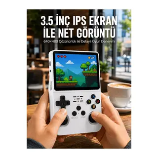 El Tipi Oyun Konsolu 3.5 İnç HD Ekran ve Hafıza Kartı Destekli Yeni Nesil