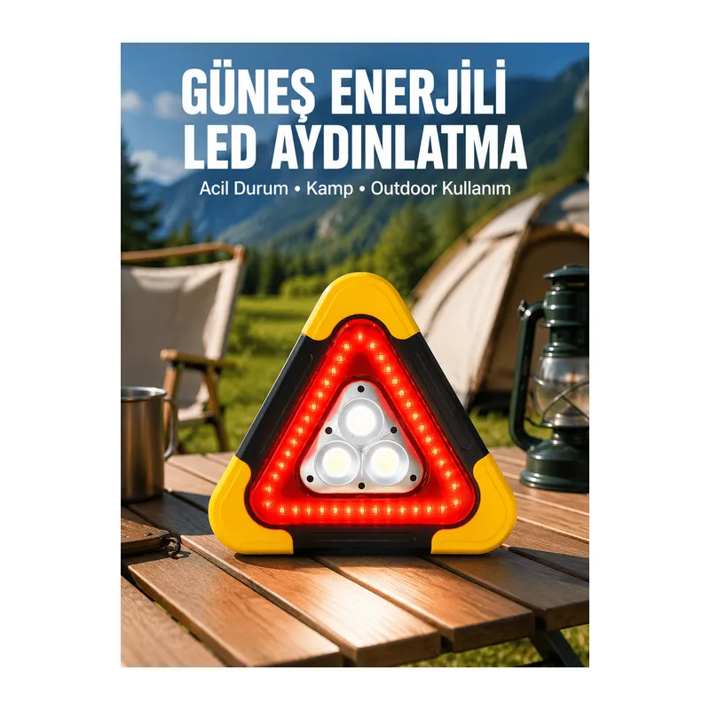 USB Şarjlı Çok Modlu Acil Durum Feneri Yeni Nesil