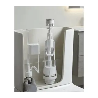 Basmalı Vitrifiye Rezervuar İç Takımı Ayarlanabilir Sessiz Dolumlu Klozet Rezervuar Mekanizması