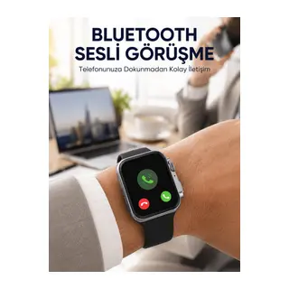 RS12 PRO+ Titanyum Kasa Akıllı Saat – Uyku ve Nabız Takibi, Suya Dayanıklı, Bluetooth Arama Yeni Nesil