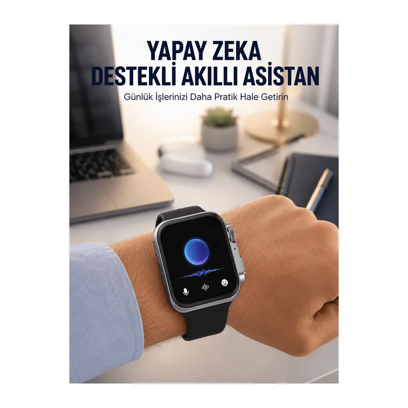 RS12 PRO+ 2025 Serisi Garantili Özel Üretim Akıllı Saat – AMOLED Ekran, GPS, 2GB Hafıza, Sesli Görüşme, Uzun Şarj Süresi Yeni Nesil