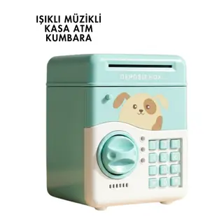 SAM51 MÜZİKLİ IŞIKLI KUMBARA SU YEŞİLİ