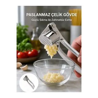 Sarımsak Presi Kolay Temizlik ve Yüksek Basınçlı Ezme