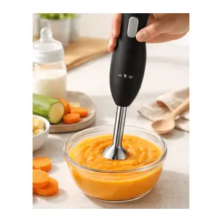 Ergonomik Tasarımlı El Blenderı Paslanmaz Çelik Metal Blender Ayağı