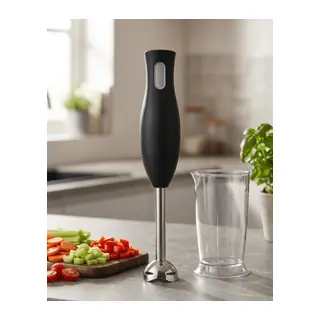 El Blenderı Paslanmaz Çelik Metal Ayaklı Ergonomik Tasarımlı Mutfak Blender