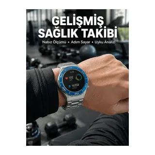 2025 Model Yuvarlak Ekran Android ve İOS Uyumlu GPS Takibi Yapabilen Akıllı Saat Yeni Nesil