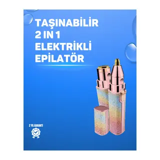 Kaş ve Yüz Epilation Aleti – Kolay Kullanımlı, Portatif Shaver USB Şarjlı