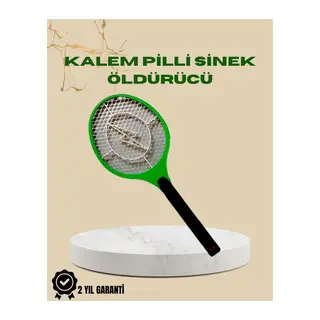 Yüksek Gerilimli Elektronik Sinek Öldürücü – Pil ile Çalışan, Güvenlik Izgaralı