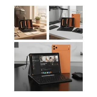Tablet PC Klavyeli Set Geniş Ekran Yüksek Depolama ve Android Sistem