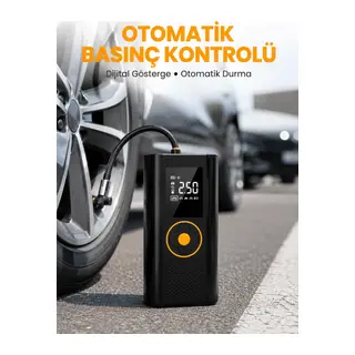 Otomatik Duran Dijital Hava Pompası Kompakt ve Taşınabilir Tasarım Yeni Nesil