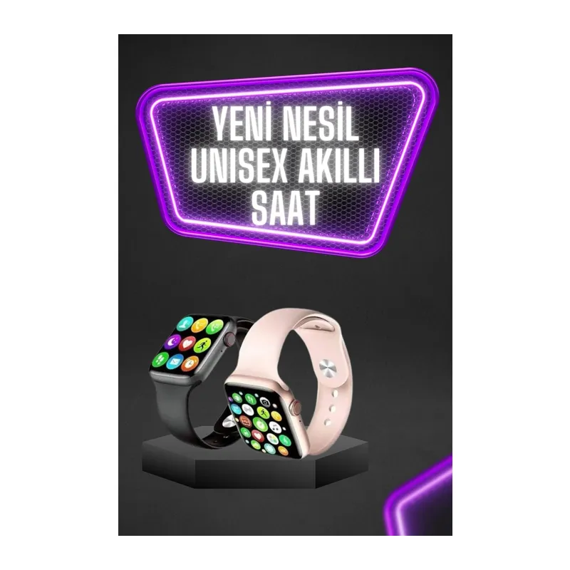 Dokunmatik Ekran Akıllı Saat Tema Değiştirme Şık ve Modern Unısex