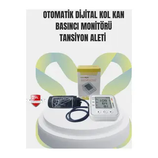2 Kullanıcı Hafızalı USB Uyumlu Tansiyon Ölçer