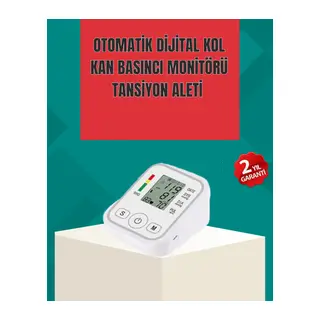 Kol Tipi LCD Ekranlı Elektronik Tansiyon Monitörü