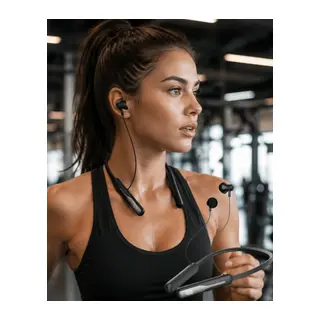 Extra Bass Kablosuz Kulaklık Uzun Bataryalı Neckband Tasarım