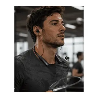 Boyun Askılı Bluetooth Kulaklık Extra Bass ve Ses Değiştirme Modlu