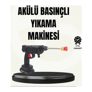 TEK BATARYALI 48V Şarjlı Basınçlı Yıkama Makinesi