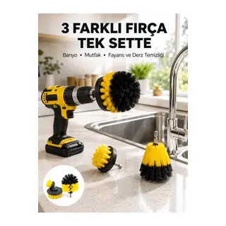 Banyo, Mutfak, Jant ve Fayans Temizliği İçin Uygun Matkap Başlığı