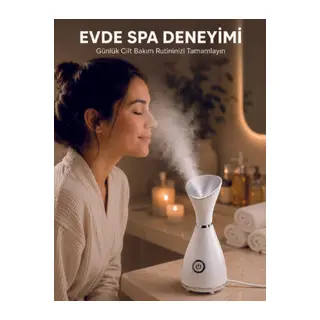 Nano İyonik Buhar Cihazı Tek Tuşla Kullanım Yüz Bakım Makinesi