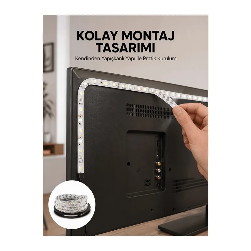 Uzaktan Kumandalı LED TV Arka Işık Şeridi Yeni Nesil