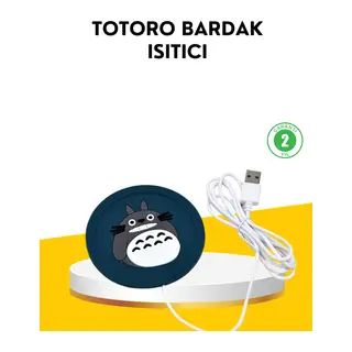 USB Isıtıcı Bardak Altlığı Totoro Desenli 45°–60° Sıcaklık Koruma