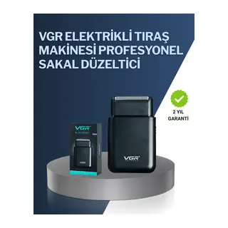5 W Güçlü USB Şarjlı Sakal Şekillendirici – İki Başlıklı, Su Geçirmez Tasarım