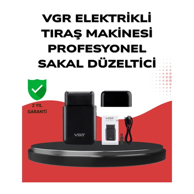 Elektrikli Tıraş Aleti – Hassas Kesim, Kolay Temizlik, Cilt Dostu