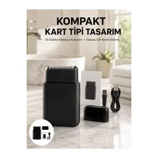 Elektrikli Tıraş Aleti – Hassas Kesim, Kolay Temizlik, Cilt Dostu Yeni Nesil