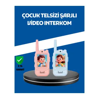 Çocuklar İçin Video Görüşmeli Walkie Talkie Uzun Mesafe İletişim