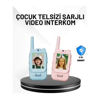 3–12 Yaş Çocuklara Uygun Görüntülü Walkie Talkie Seti