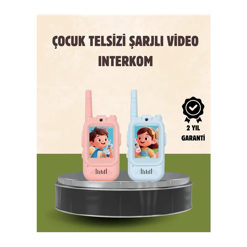 Görüntülü Walkie Talkie Çocuklar İçin Video İnterkomlu Oyuncak