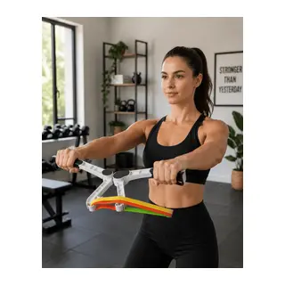 Direnç Bantlı Kol Göğüs Omuz Egzersiz Aleti Evde Fitness Seti