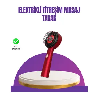 Kırmızı LED Işıklı Saç Derisi Masaj Aleti