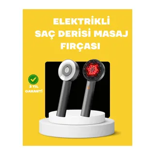 LED Teknolojili Elektrikli Saç Masaj Fırçası Mikro Akımlı