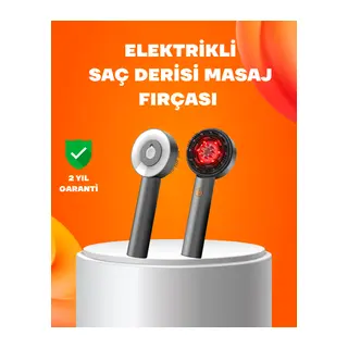 Kırmızı Işık Terapi Saç Derisi Masaj Tarağı 3 Modlu Yağ Hazneli