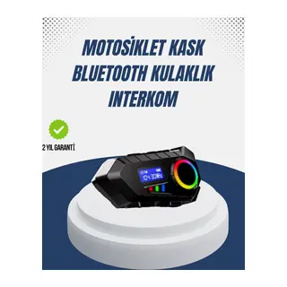 Kablosuz Bluetooth İnterkom IP65 Suya Dayanıklı 40mm HD Ses ve 40 Saat Pil