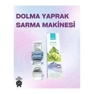 Yaprak Sarma Makinesi – Üzüm, Lahana ve Pazı İçin Otomatik Sarım Kolaylığı.