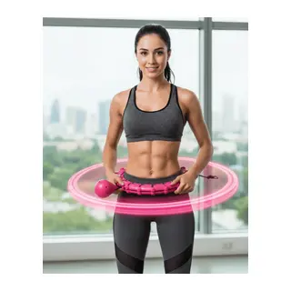 24 Bölüm Akıllı Hula Hoop Bel Masajlı Düşmeyen Spor Çemberi