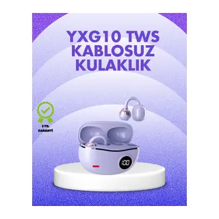 YXG10 Kablosuz Kulaklık – Bluetooth 5.4, Dokunmatik, LED Ekranlı Şarj Kutusu