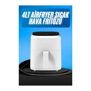 Hava Fritözü 4L Airfryer Pratik Uzun Ömürlü Yağsız Pişirme Taşınabilir