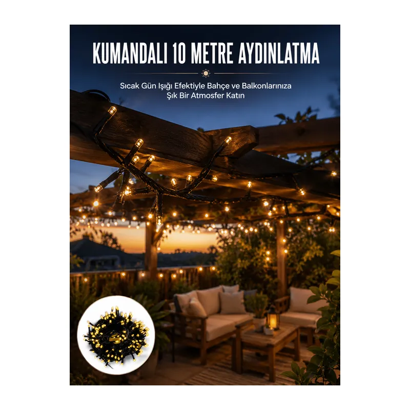 Gün Işığı 10 Metre Led Işık Şerit Led Süsleme Parti Malzemesi Yeni Nesil