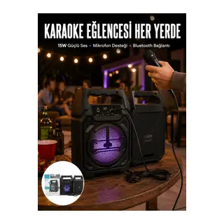 Kablosuz 6.5 İnç TWS Bluetooth Hoparlör Yeni Nesil