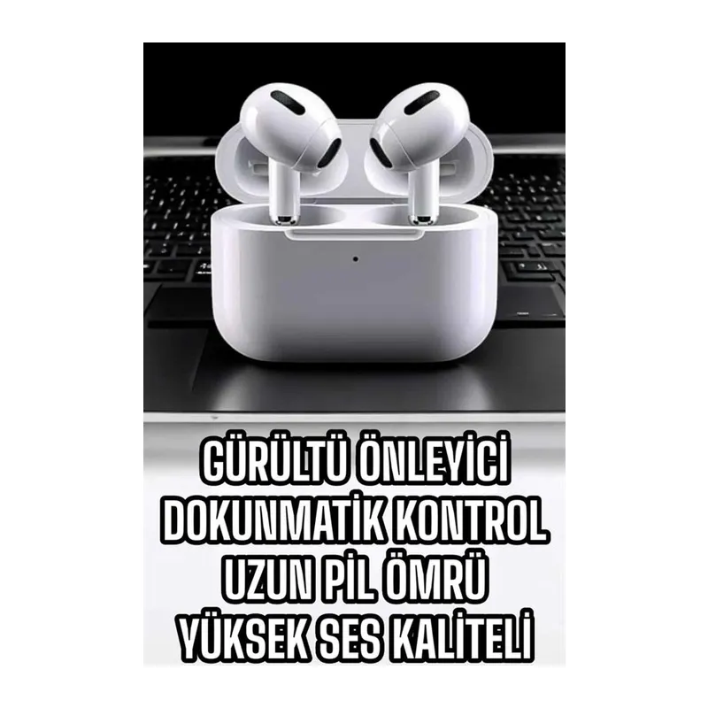 3.Nesil TWS Bluetooth Kulaklık Mikrofonlu ANC Özelliği Dokunmatik Kontrol