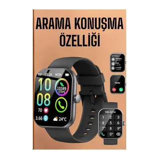 Akıllı Saat Tema Değiştirme Bluetooth Bağlantılı Arama Cevaplayan