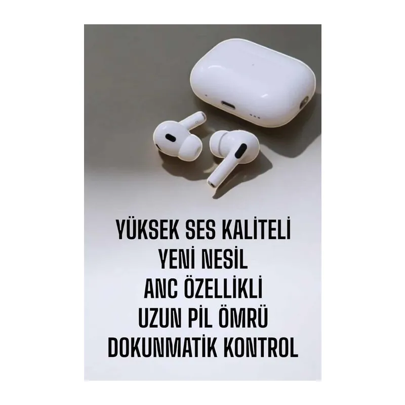 Kablosuz Bluetooth Kulaklık Gürültü Önleme, Su Geçirmez, Mikrofonlu