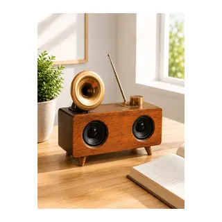 Nostaljik Radyo Bluetooth Bağlantılı Şarjlı Yüksek Ses Kaliteli Yeni Nesil